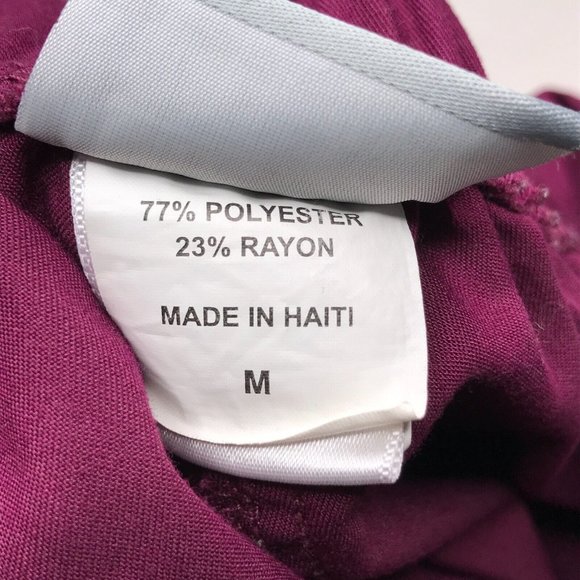 Barco Greys Anatomy Womens Scrub Pants Medium Purple Pull On Bottoms Pockets - Picture 13 of 15